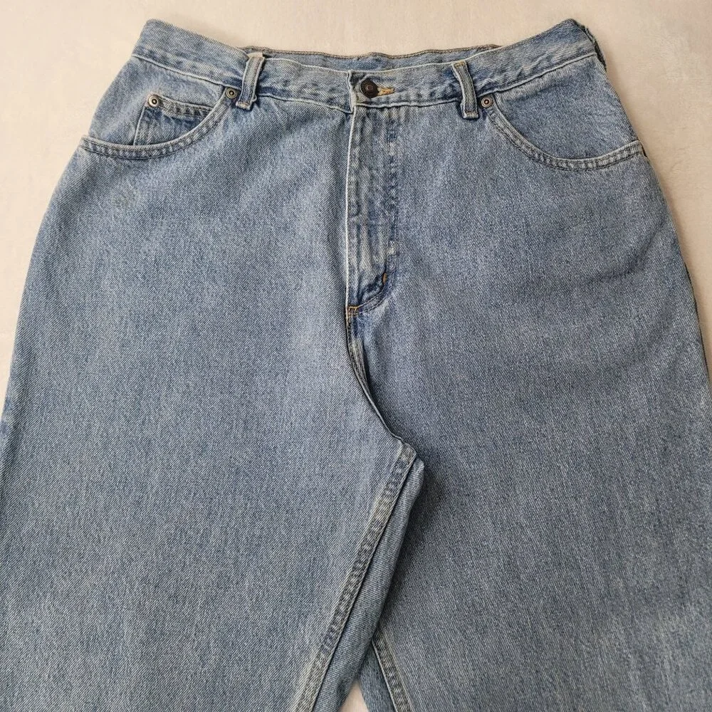 Lands End Women's Regular Fit Light Wash Denim Jeans Size 14x29 Reg - Picture 3 of 12